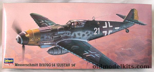 Hasegawa 1/72 Bf-109 G-14 Gustav 14 - 'White 21' / III/JG7 - G-6 Kdr.I/JG53 Oblt Erich Hartmann, AP18 plastic model kit